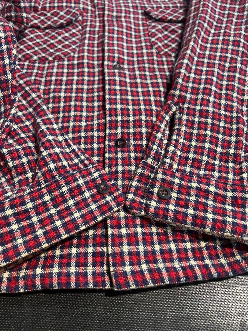 atlast atlast&co アットラスト　ウールネルシャツ　ネルシャツ