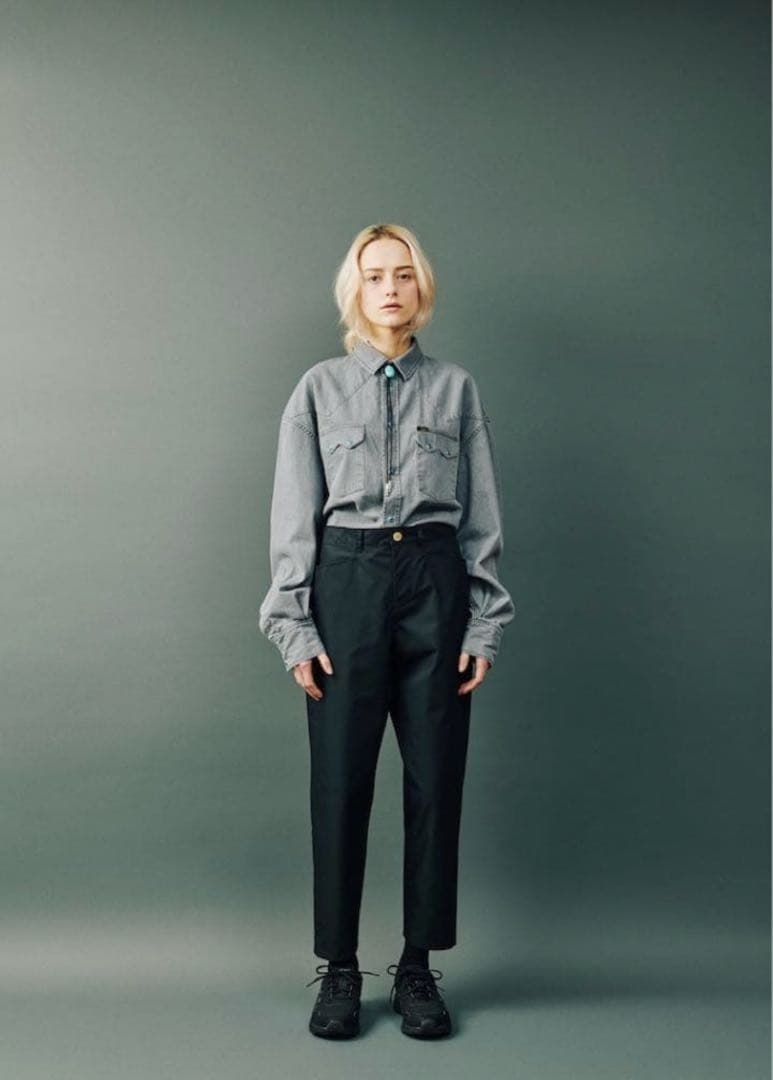 DIGAWEL×Lee WESTERN SHIRT オーバーサイズ ターコイズ