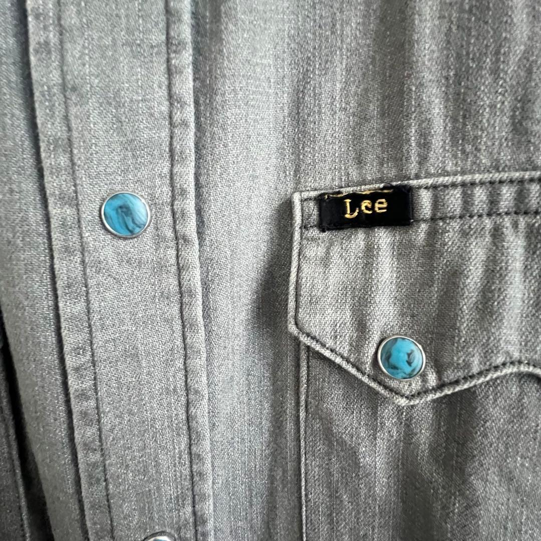 DIGAWEL×Lee WESTERN SHIRT オーバーサイズ ターコイズ