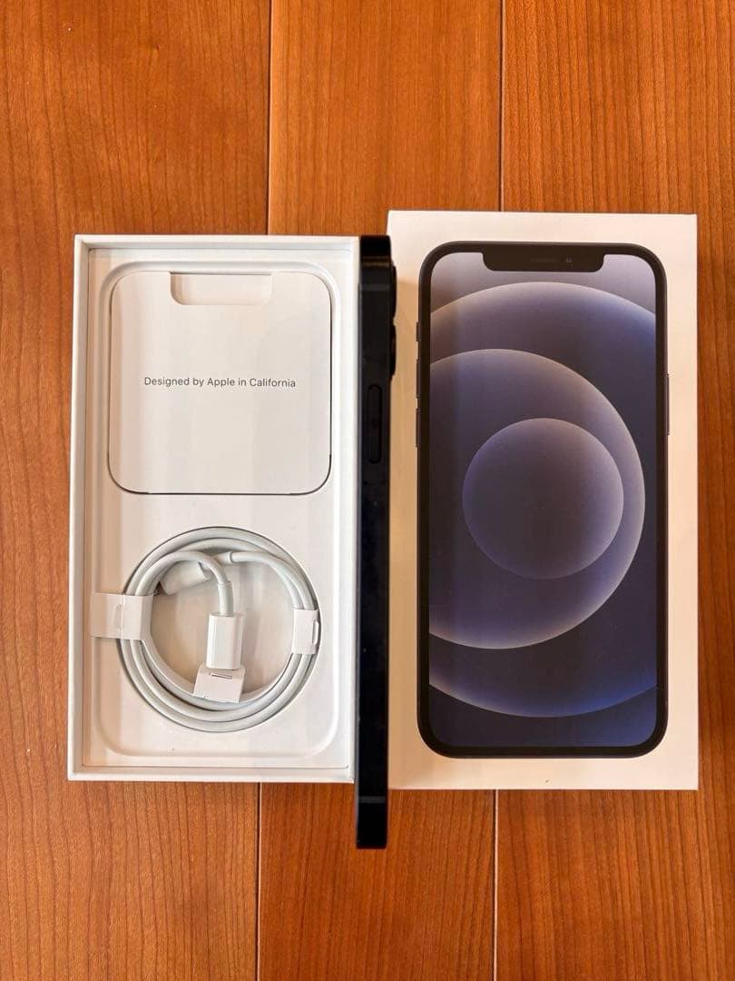 Apple iPhone 12 ブラック256GB 本体 箱付き