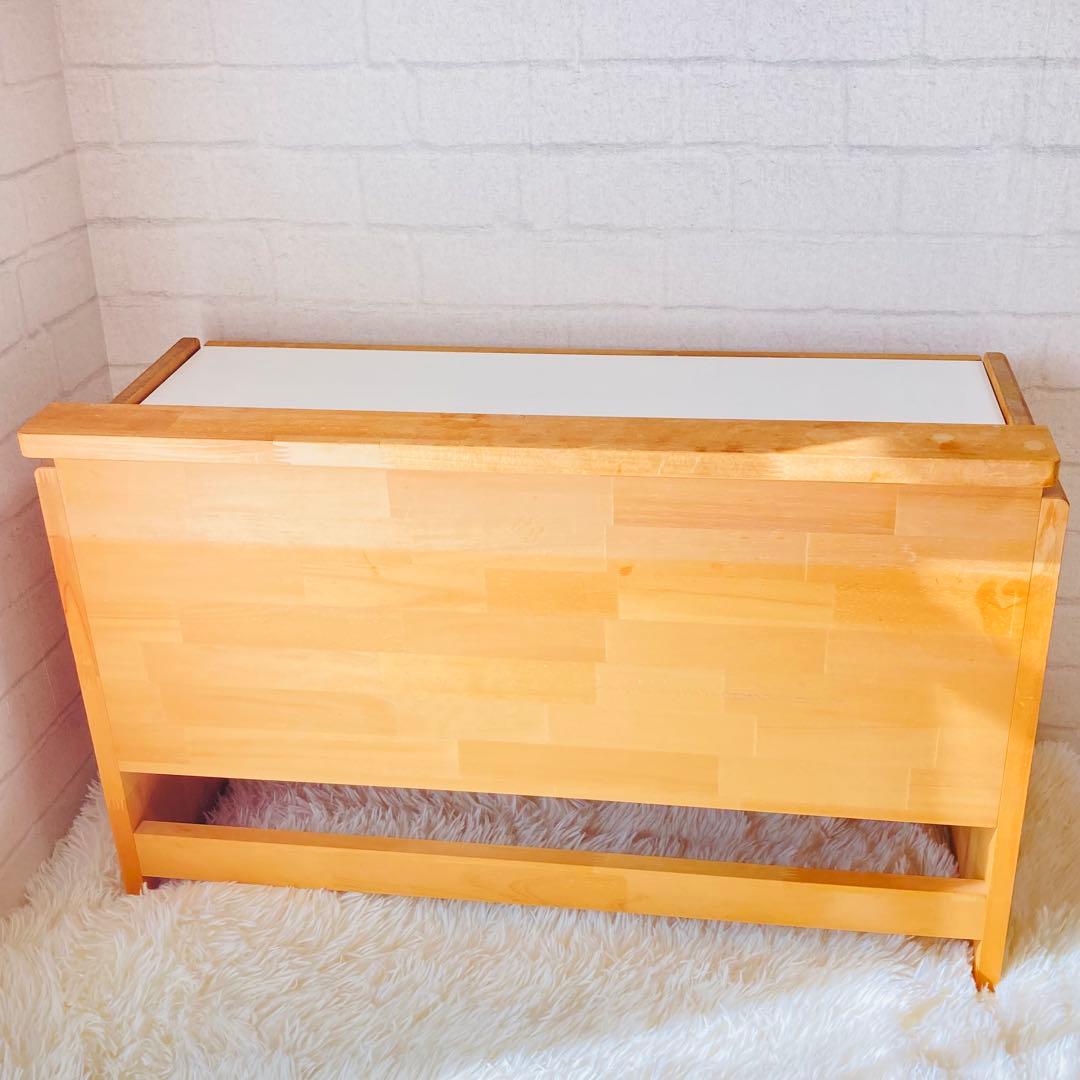 せせり様①【日本製】木製ままごとキッチンデスク/キッズテーブル　pap&mam