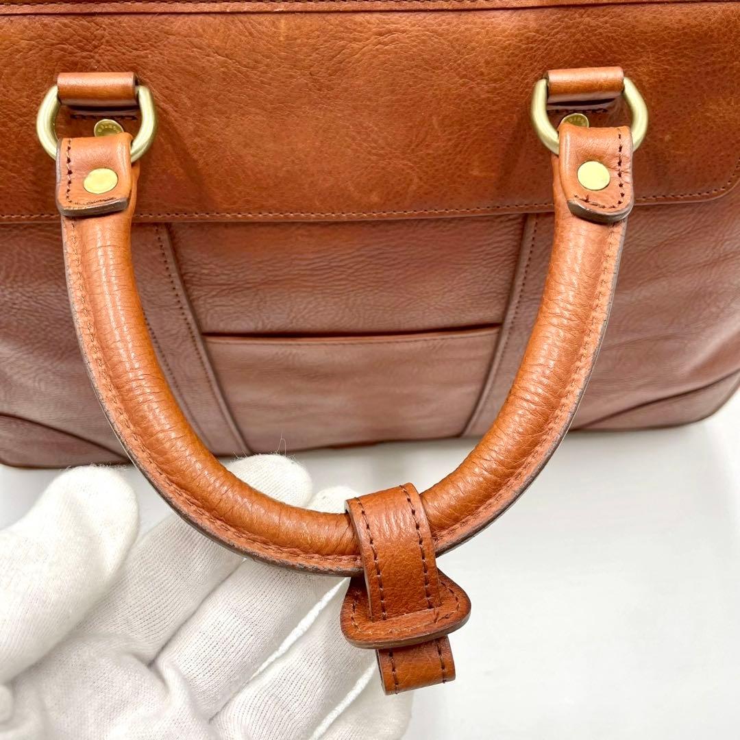 PORTER Heritage 2way ブリーフケース ブラウン オールレザー