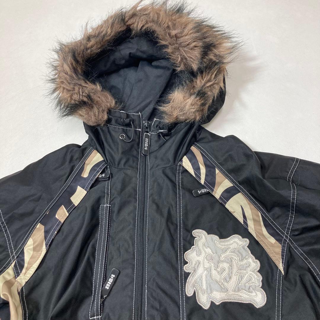 極道神風蹴 ヤクザカミカゼキック スノーボードウェア 上下 セットアップ 大