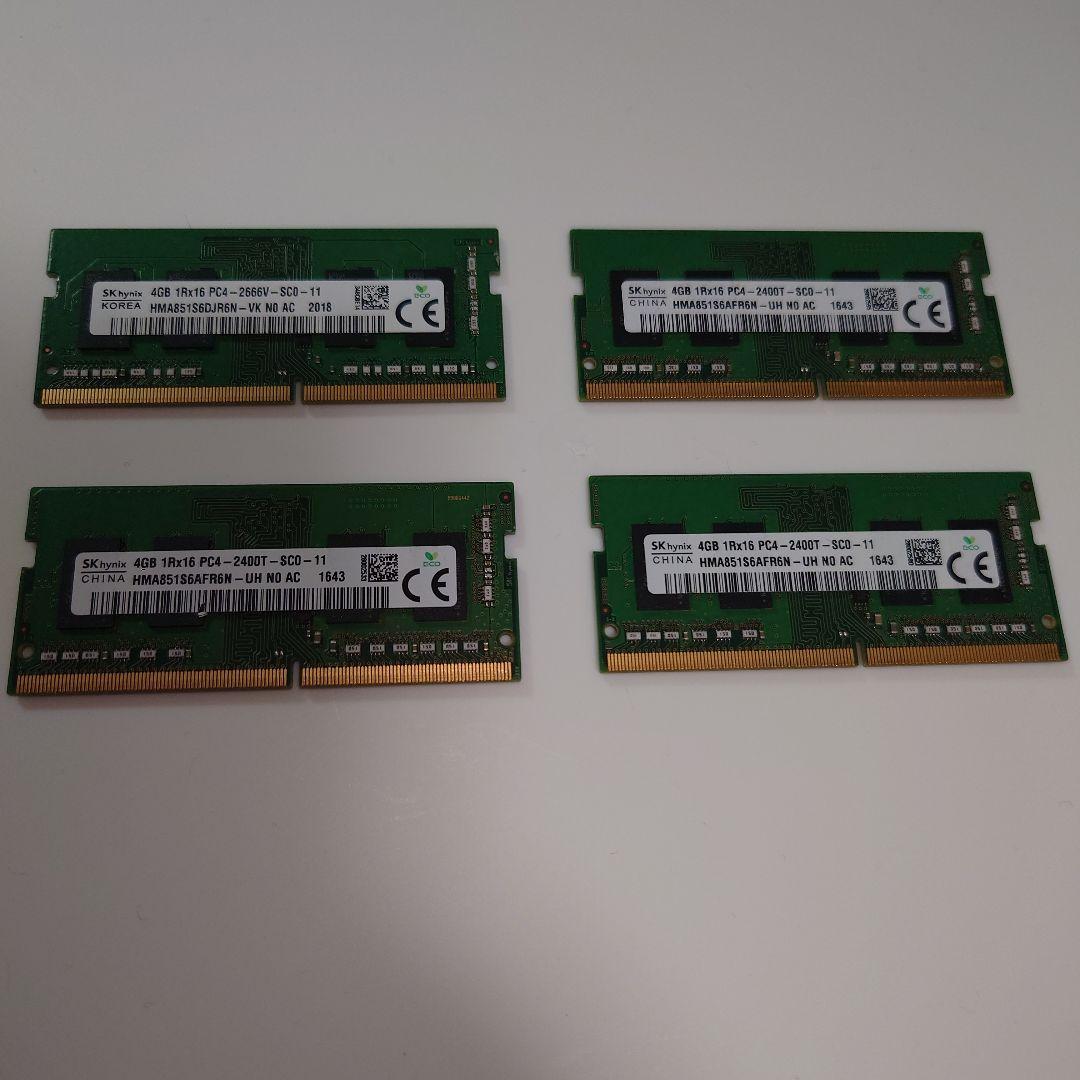 DDR4-2666V SJ hynix 4GBｘ4枚