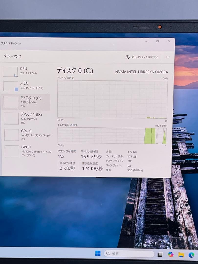 Windowsノート本体 ASUS Vivobook X7600 i7-11370H RTX3050 4K