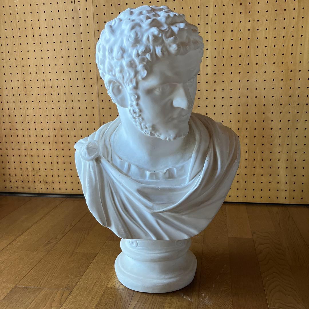 石膏像　カラカラ帝　胸像