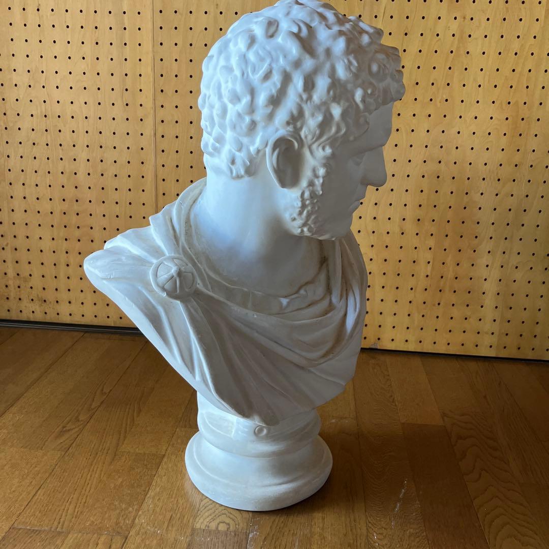 石膏像　カラカラ帝　胸像