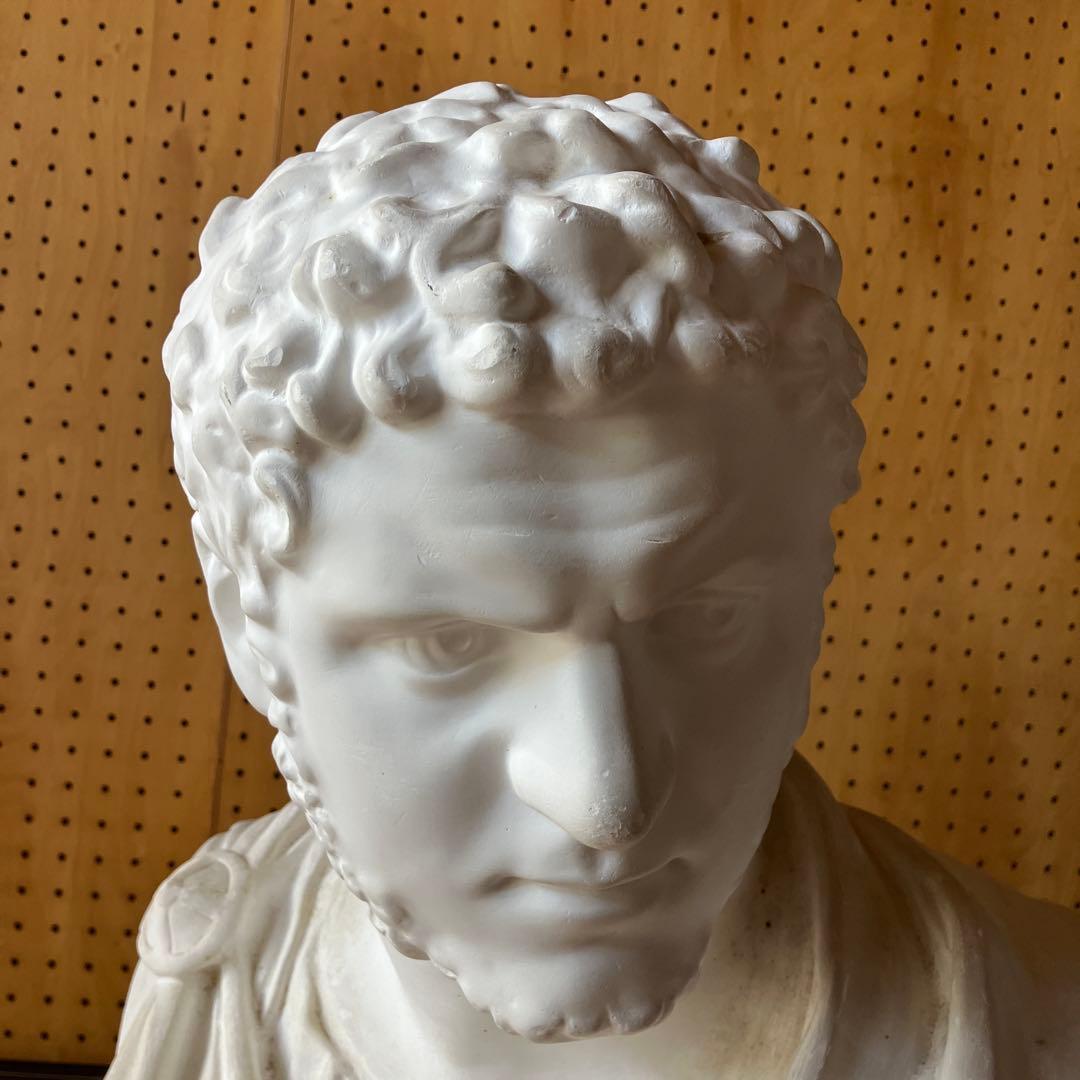 石膏像　カラカラ帝　胸像