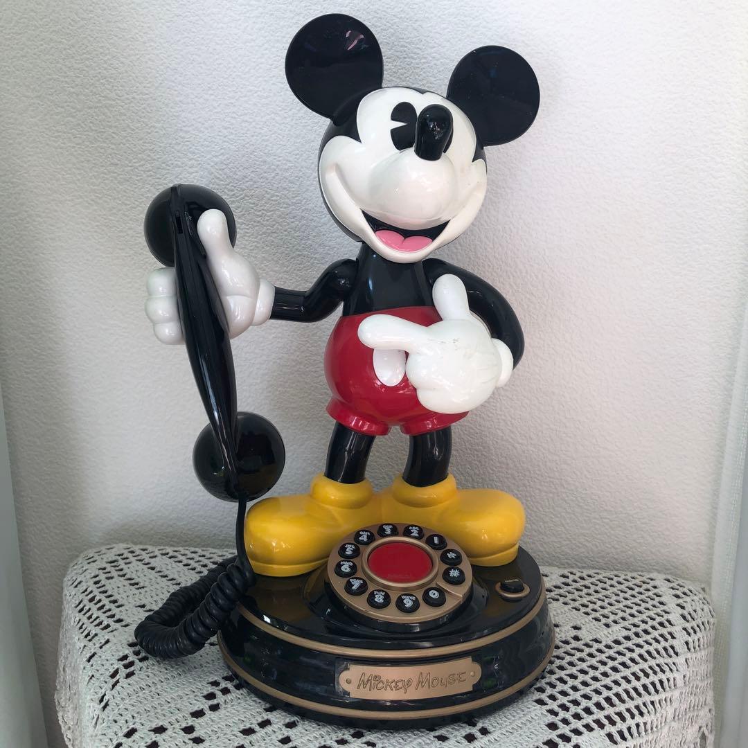 ミッキーマウス電話機　アンティーク