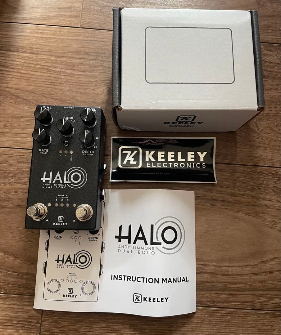 ギター KEELEY HALO Andy Timmons Dual Echo