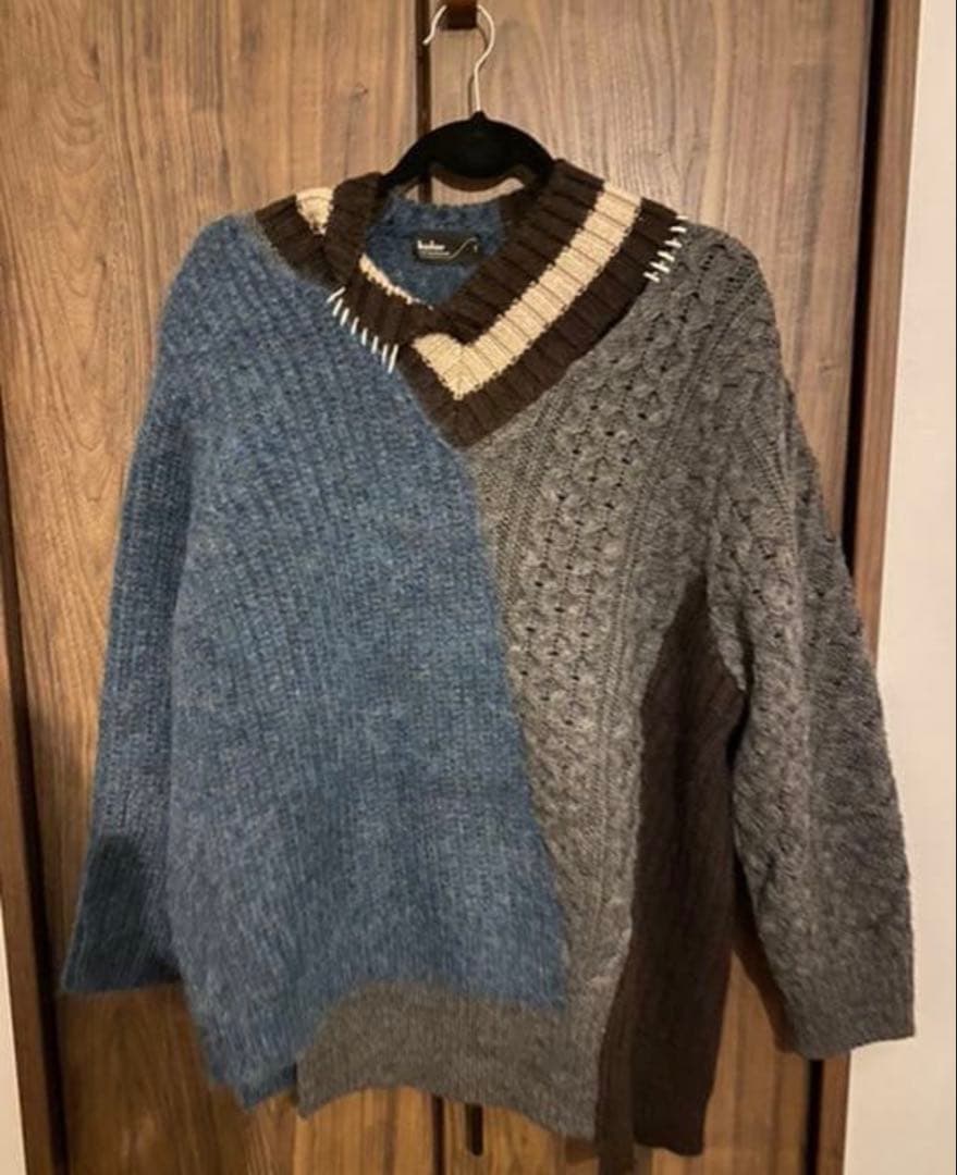 kolor20AW クレージーパターンニット