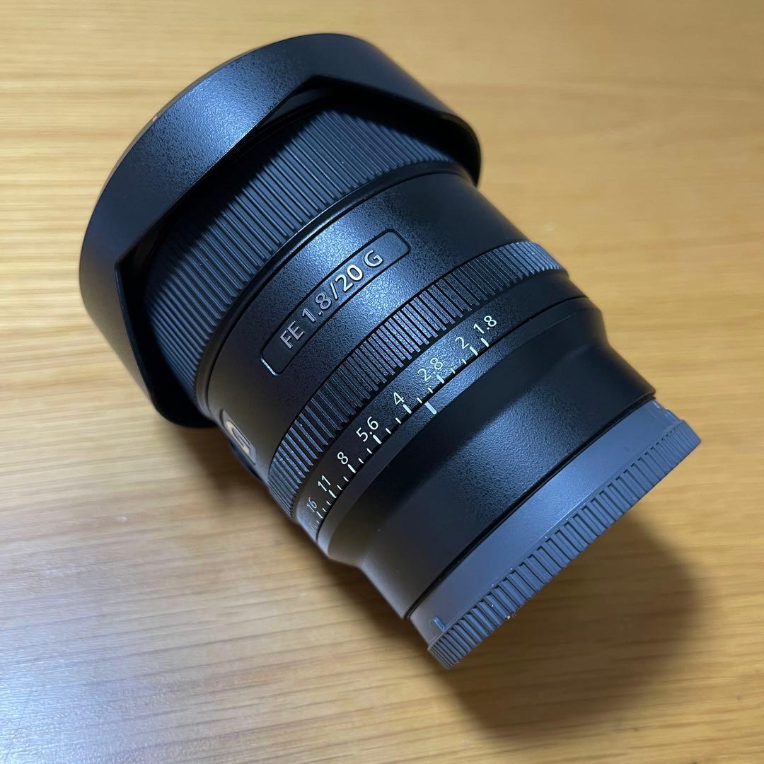 【美品】 SONY FE 20mm F1.8 G レンズ　sel20f18g