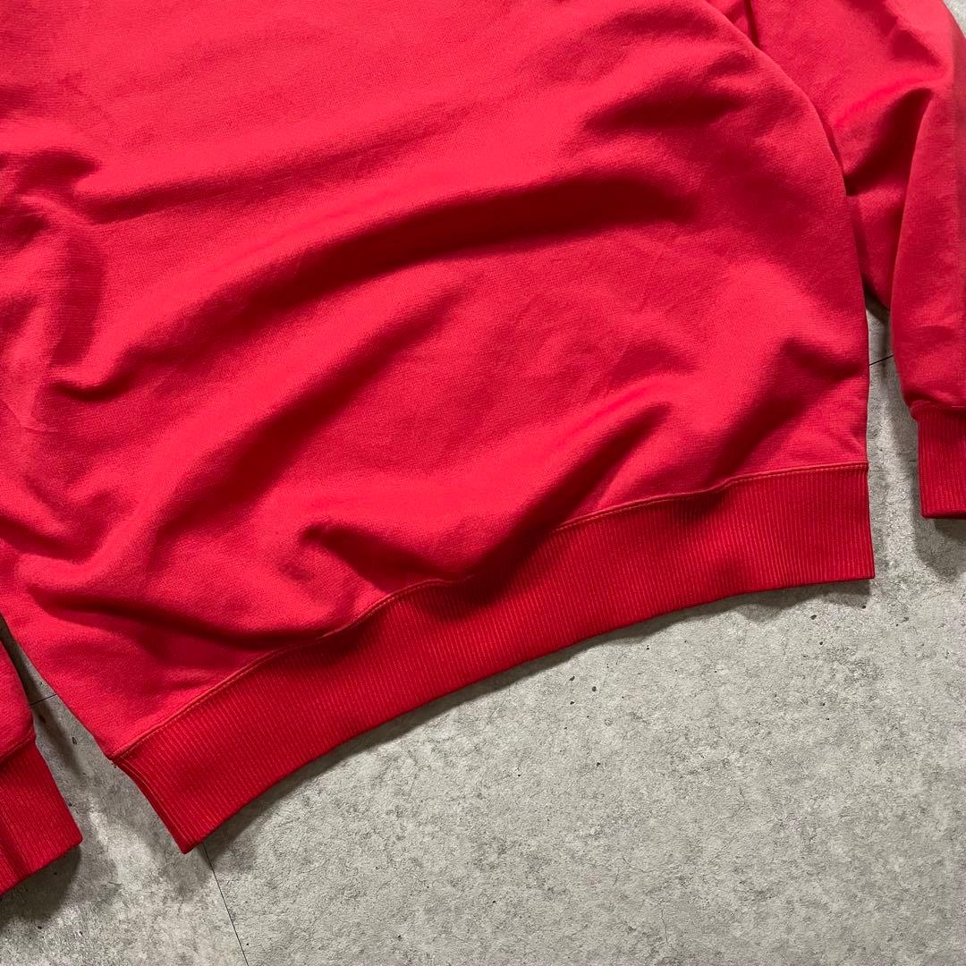 80s adidasデサント製 トレフォイルロゴ スウェット プルオーバー 古着