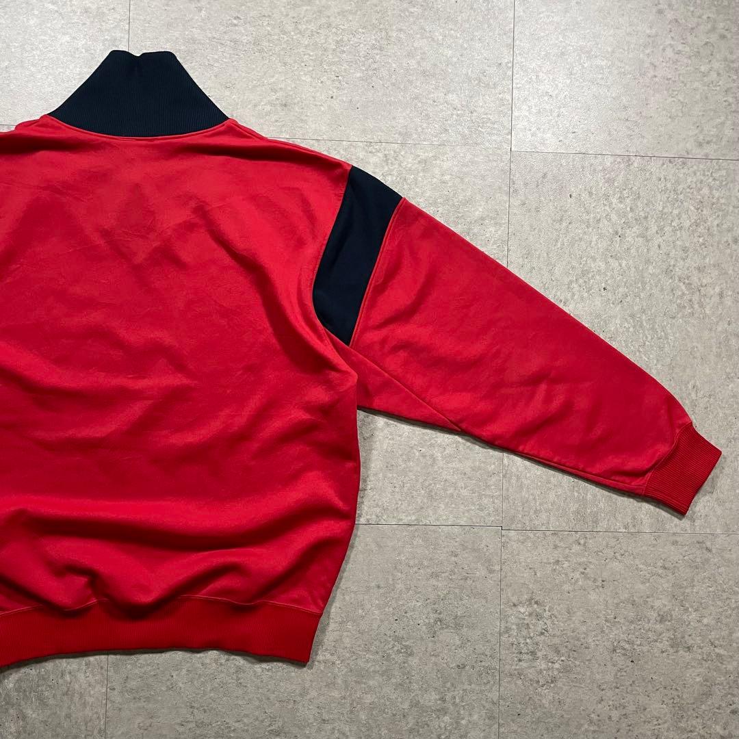 80s adidasデサント製 トレフォイルロゴ スウェット プルオーバー 古着