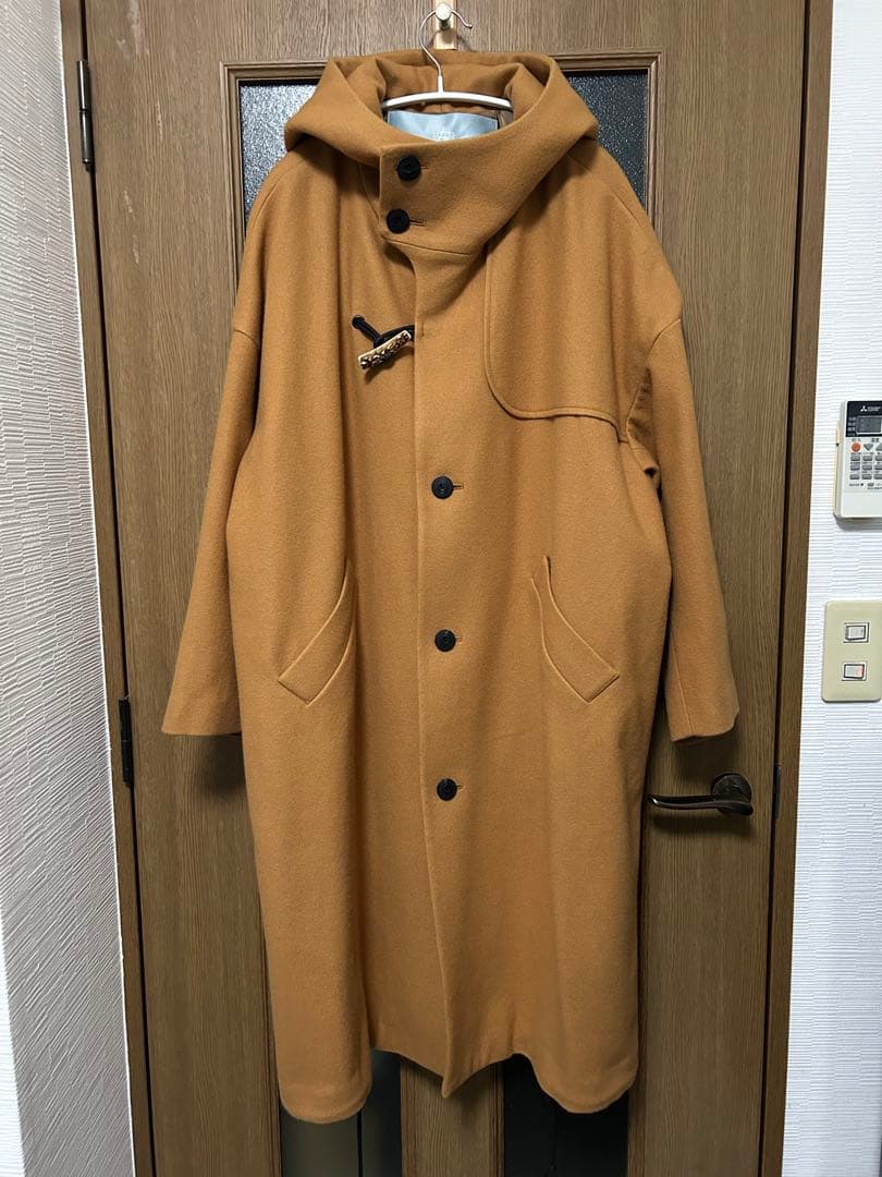 Dulcamara メルトンダッフルロングコート0 テラコッタ