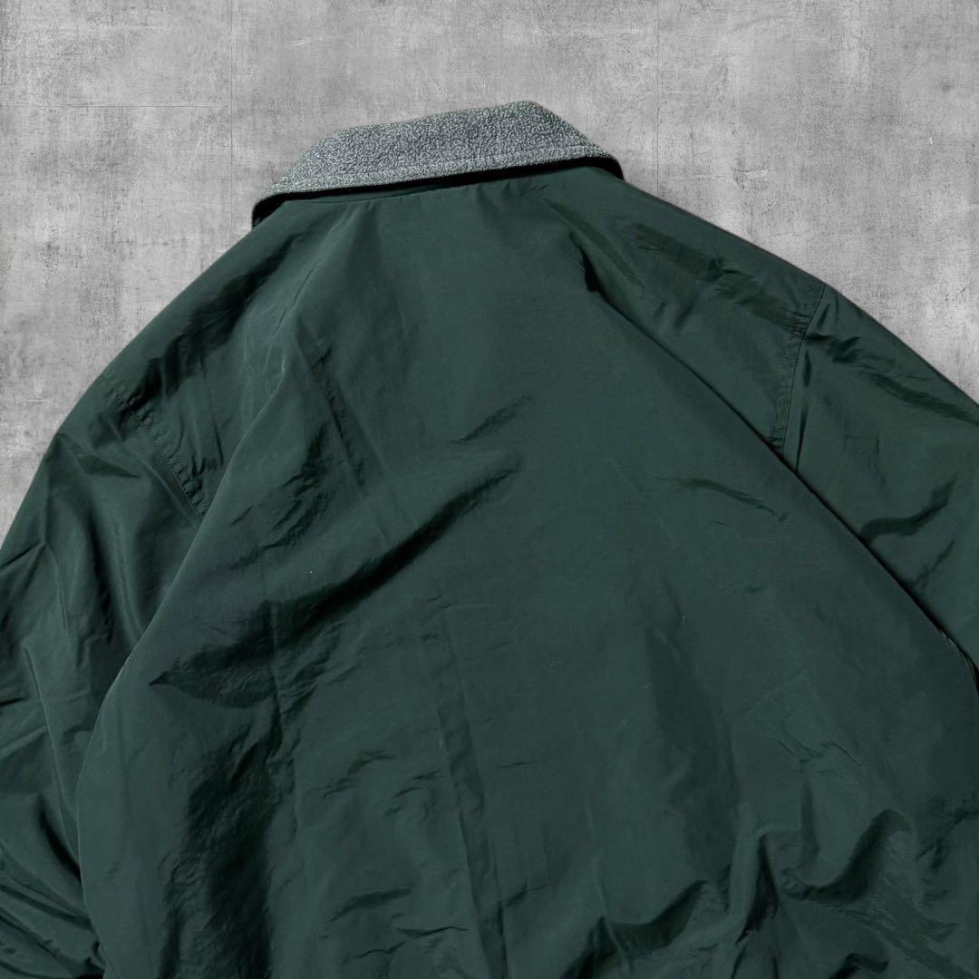 2429 古着00sエルエルビーンウォームアップジャケット刺繍ロゴ短丈ゴープコア
