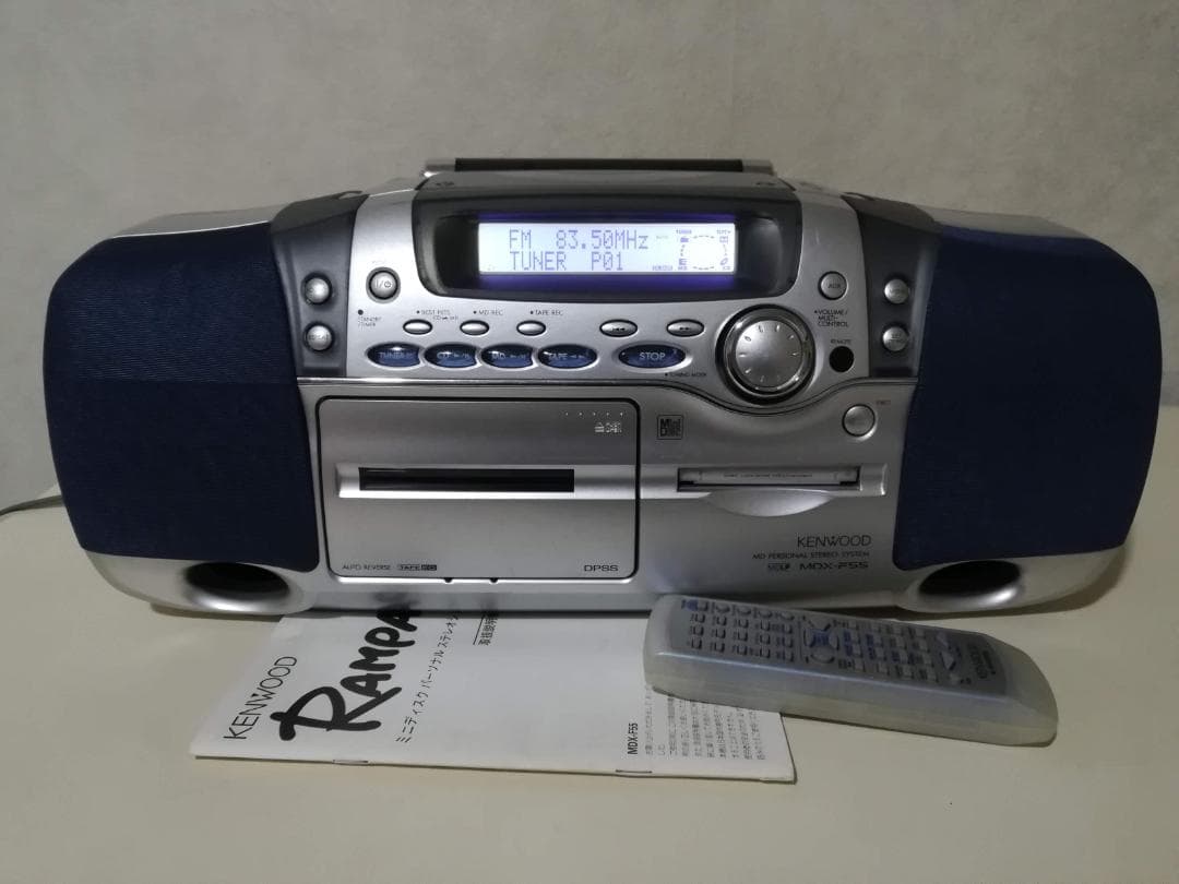 希少 動作品 ケンウッド MDX-F55 MDステレオシステム RAMPAGE