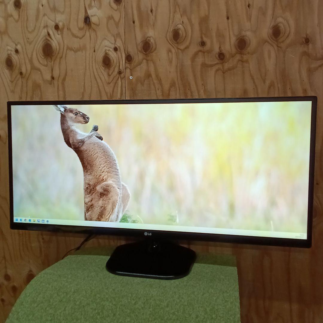 34インチ 液晶 モニターLG 34UM58-P⑮