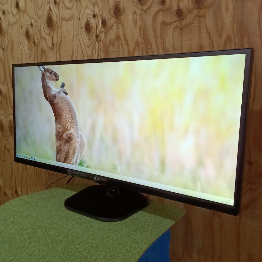 34インチ 液晶 モニターLG 34UM58-P⑮