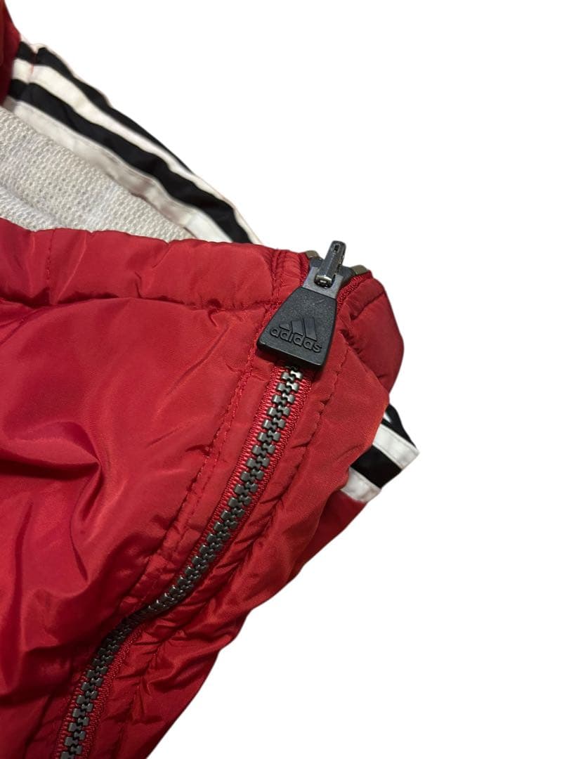 adidas90sリバーシブルナイロンジャケット　アノラックパーカーセンターロゴ