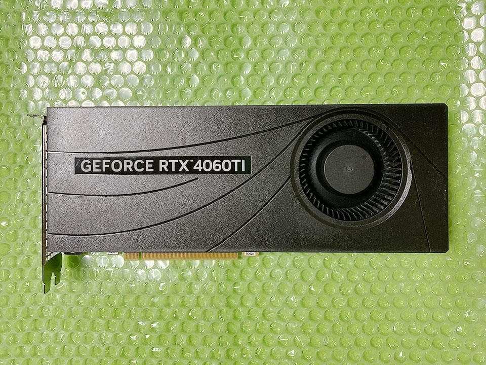 ジャンク故障品 Geforce RTX 4060Ti 8GB ZOTAC