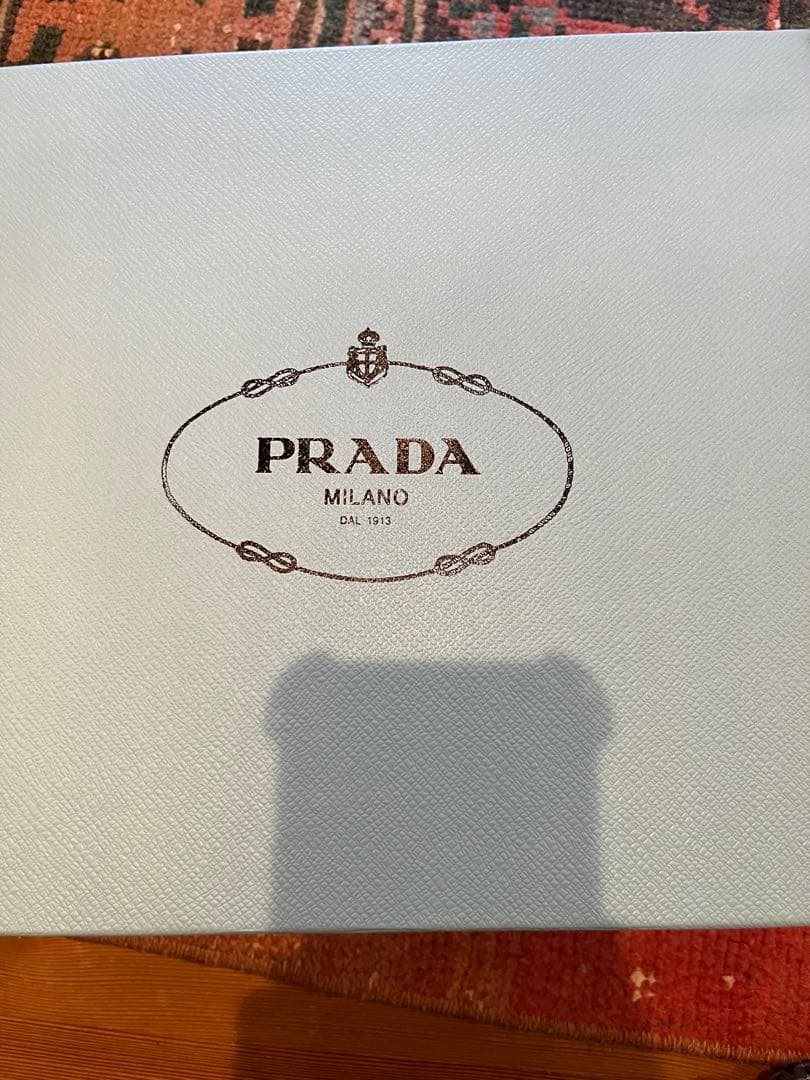PRADA ブラックレザー ローファー 高ヒール