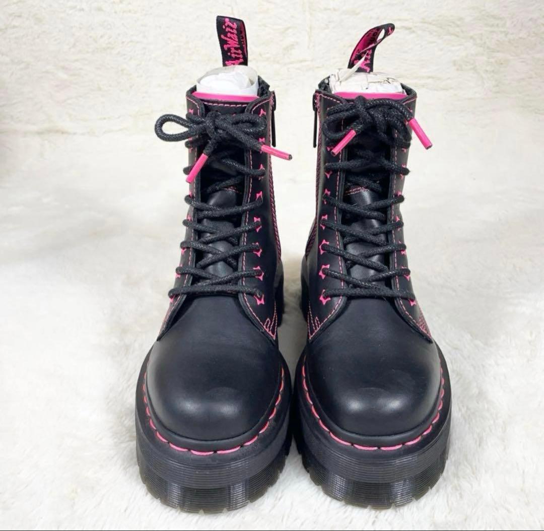 極美品 Dr.Martens JADON II STAR 厚底 8ホールブーツ