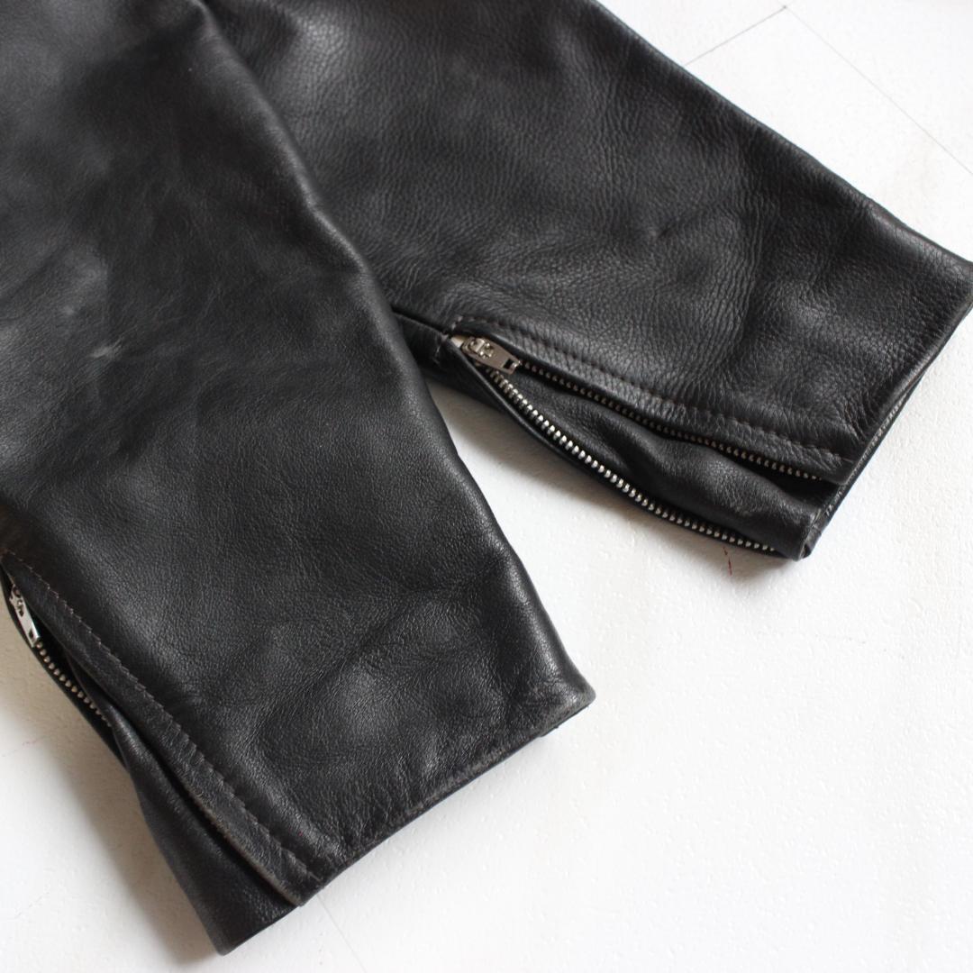 PAIR SLOPE レザージャケット LLサイズ ブラック