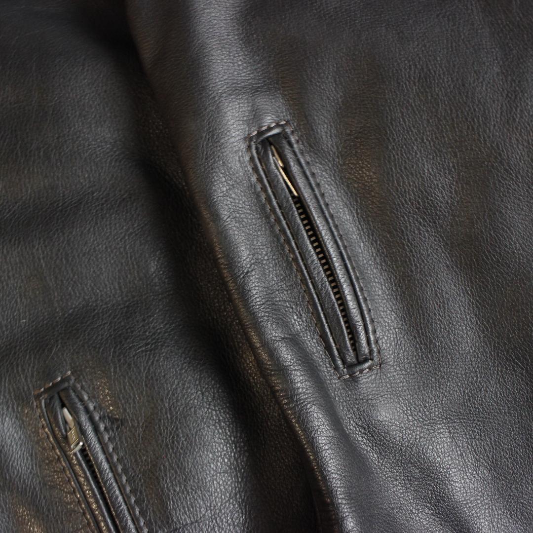 PAIR SLOPE レザージャケット LLサイズ ブラック