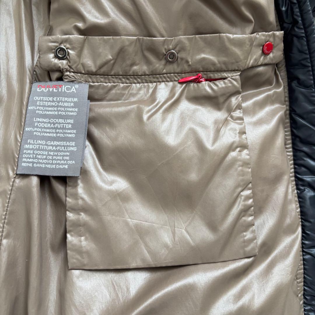 DUVETICA デュベティカ ダウンコート ブラック 黒42 XL 2way♡