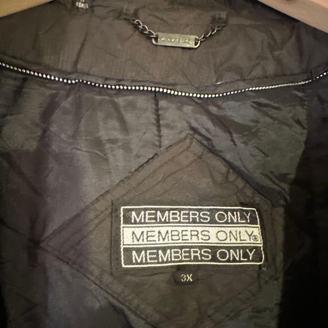 入手困難⭐︎90s メンバーズオンリー　ハリントンジャケット　短丈　黒　希少