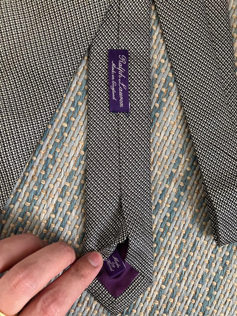 2本セット ラルフ　パープルレーベル ネクタイ　purple label