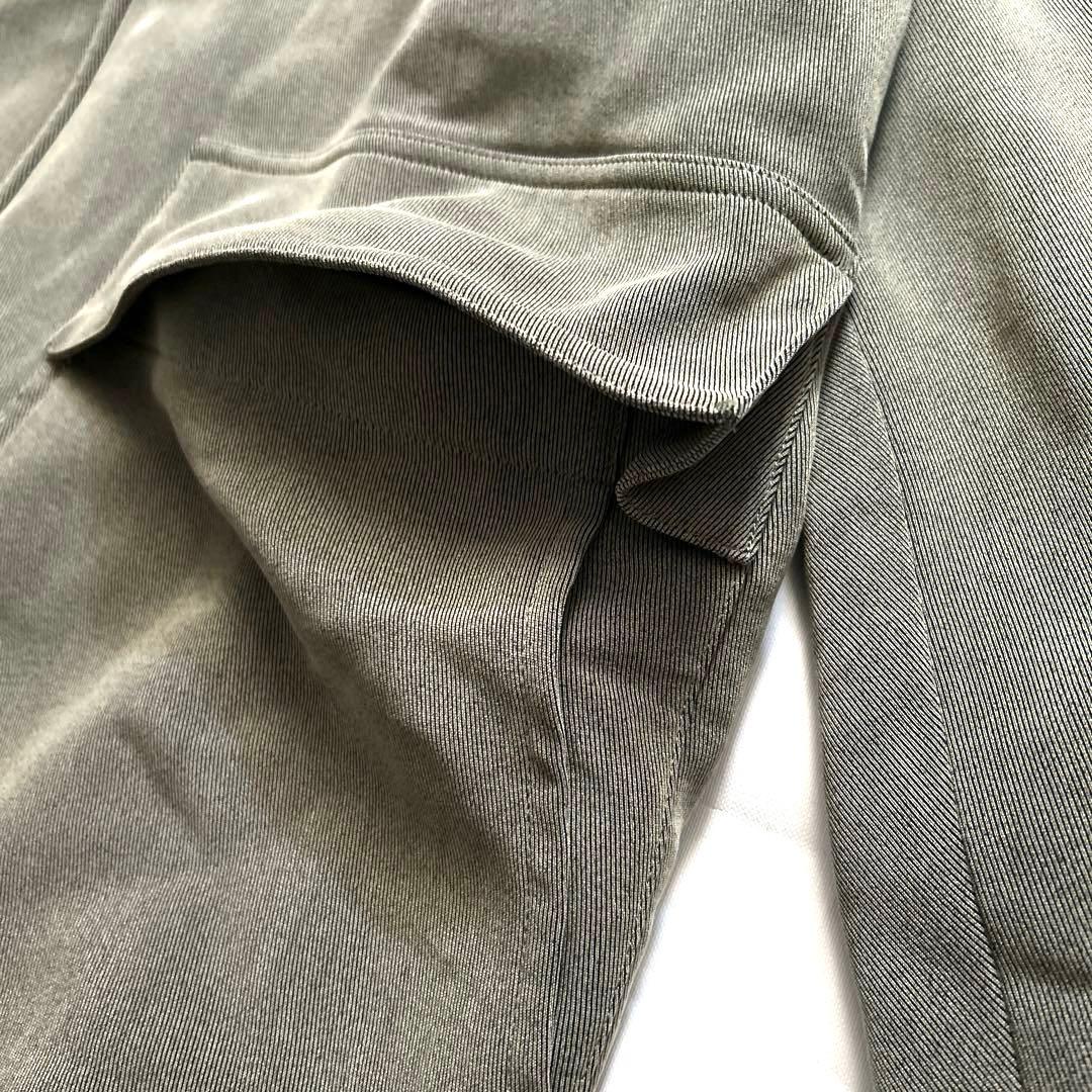 90sヴィンテージLANVINランバンクラシックデザイン革レザー襟コート