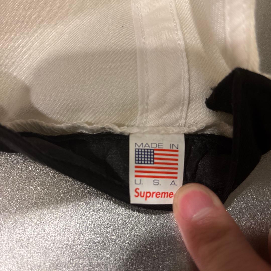 【激レア】supreme classic logo 5panel ホワイト