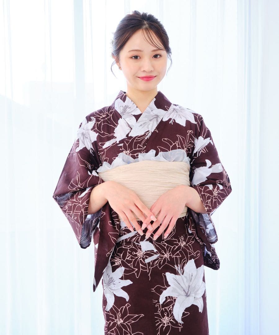 浴衣 帯 下駄 3点セット セパレート浴衣 試着のみ