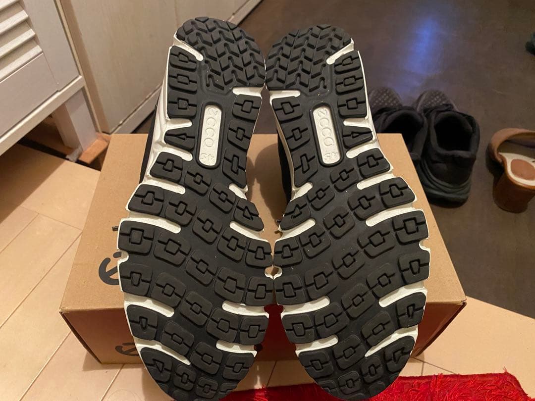 チ*ミ様 ECCO Multi-Vent エコー マルチヴェント ブラックレザー