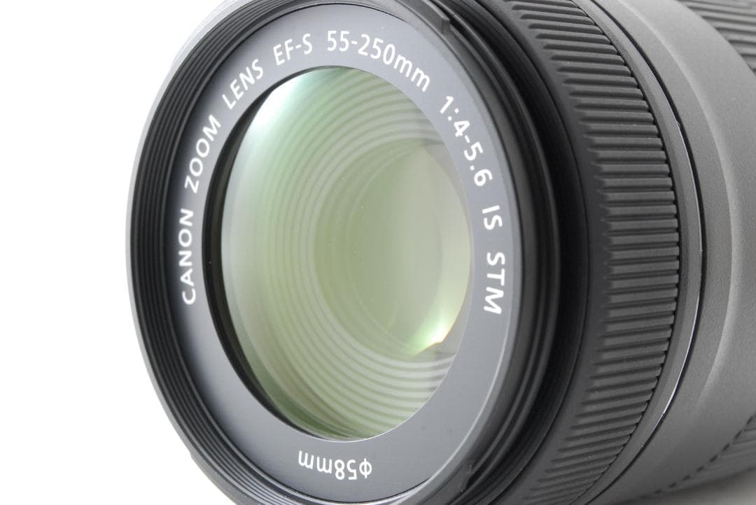 美品 Canon EF-S 55-250mm 4-5.6 IS STM #220