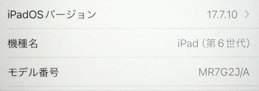 Apple iPad(第6世代) シルバー 本体 箱付き 32GB Wi-Fi