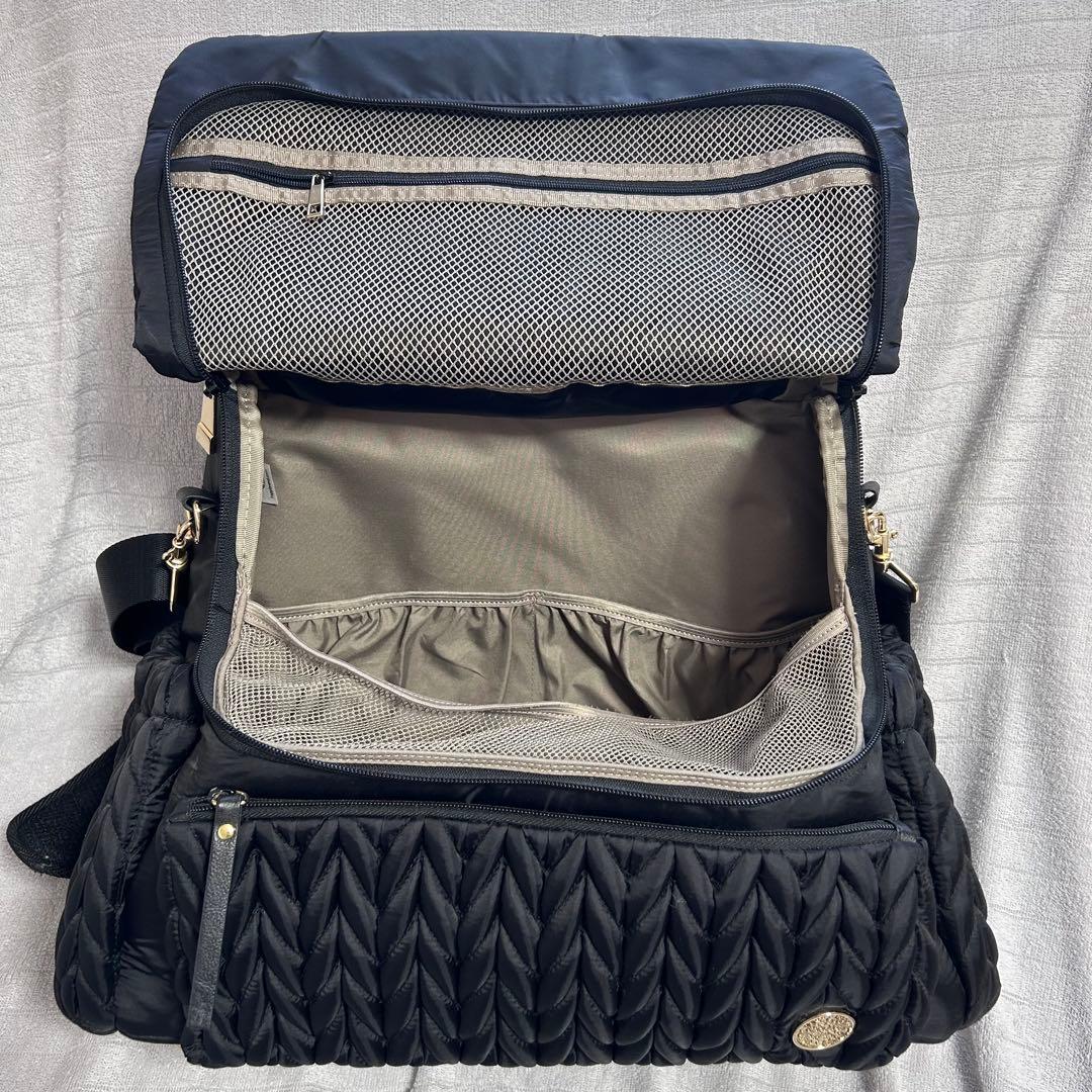 美品！HAPP 2WAY マザーズバッグ マザーズリュック　ショルダーバッグ