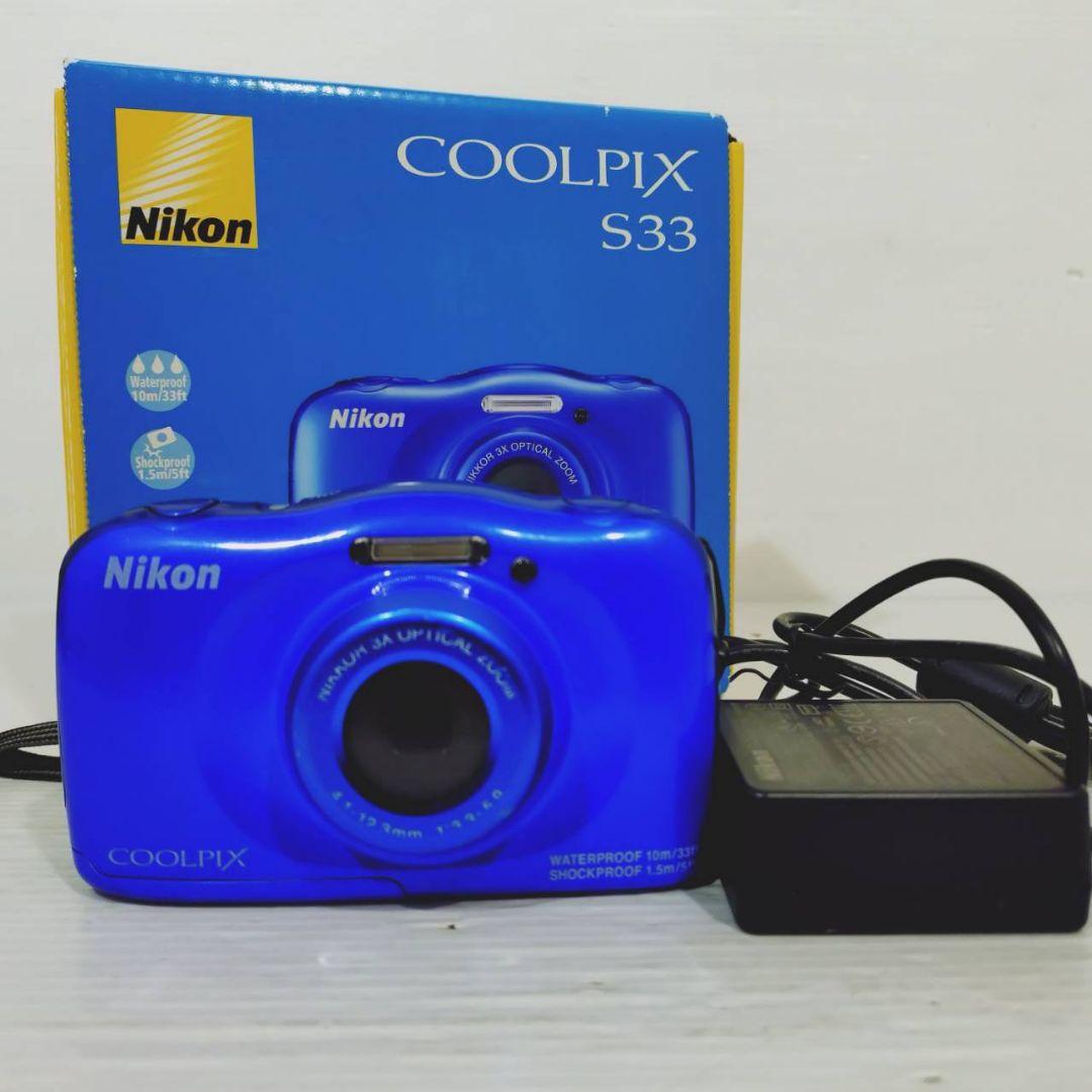 動作ok　NIKON　coolpix S33