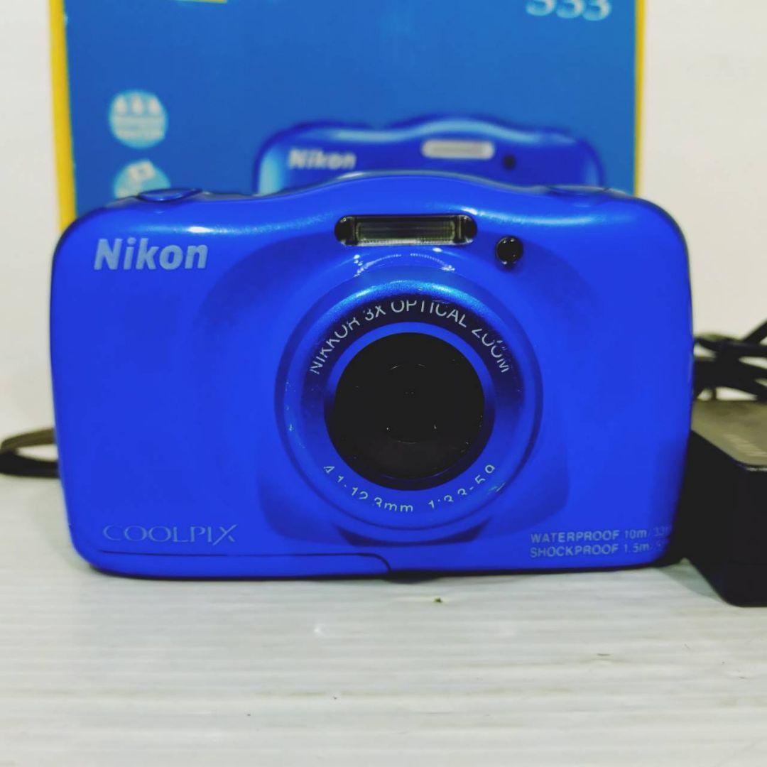 動作ok　NIKON　coolpix S33