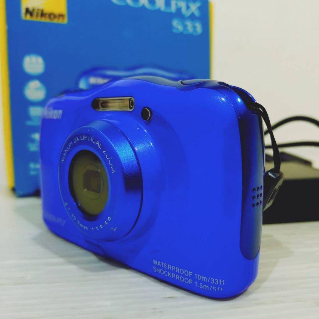 動作ok　NIKON　coolpix S33