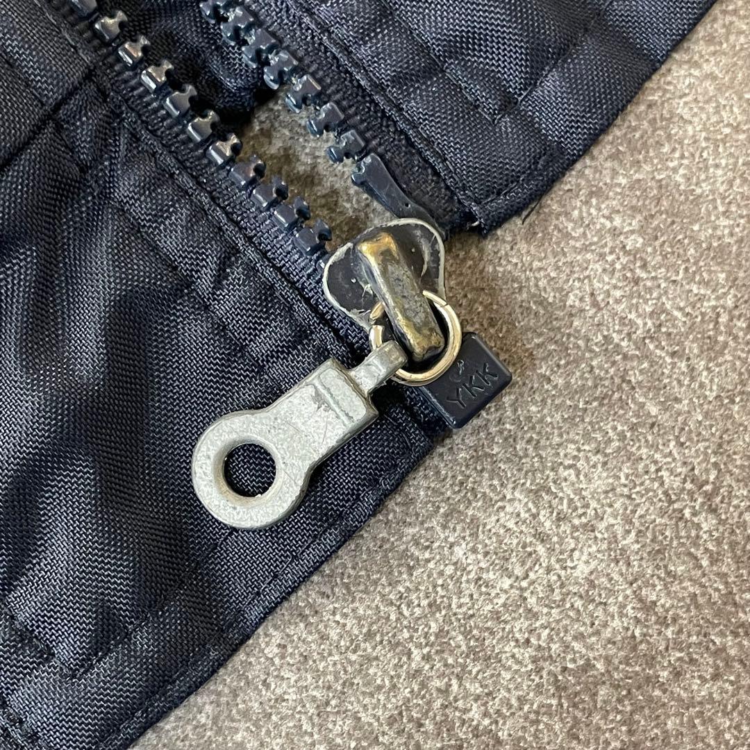 90-00s Nike ナイキ オールド 中綿 ナイロンジャケット ネイビーM