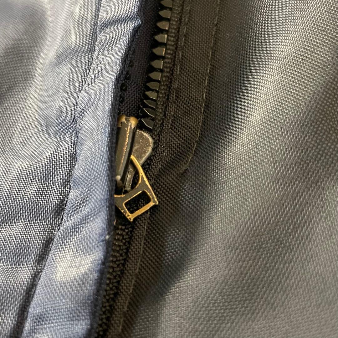 90-00s Nike ナイキ オールド 中綿 ナイロンジャケット ネイビーM