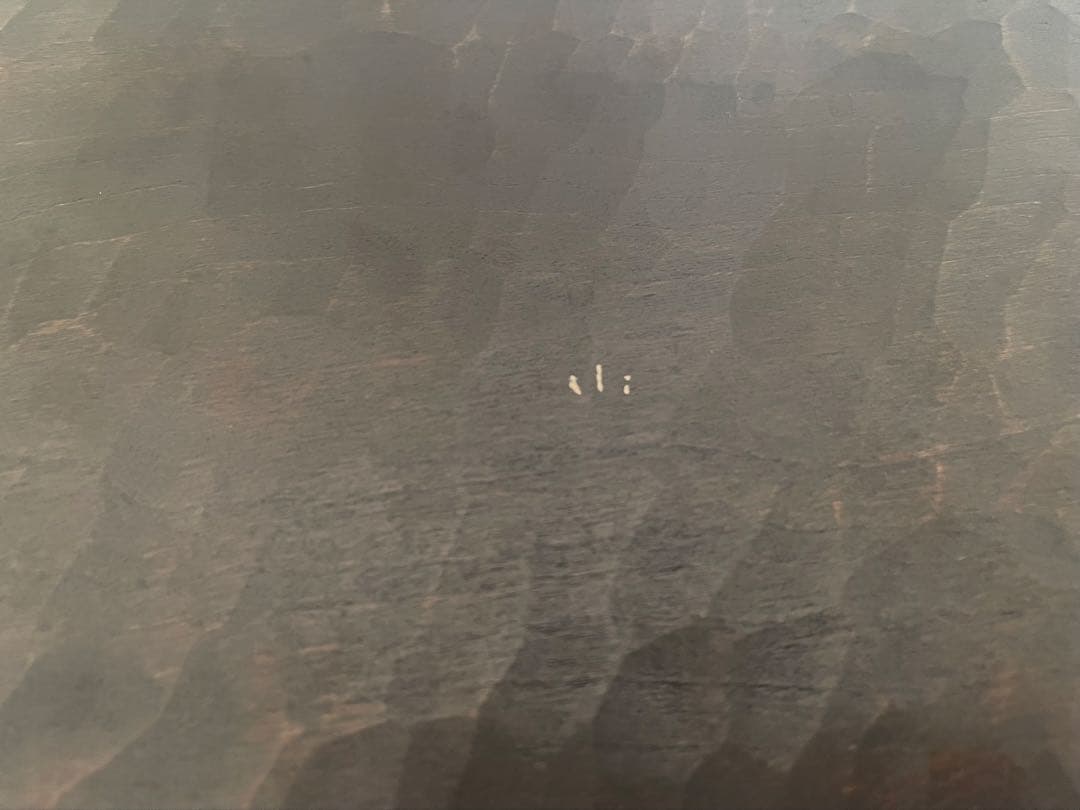 三谷龍二　長方形トレー　黒漆　拭き漆