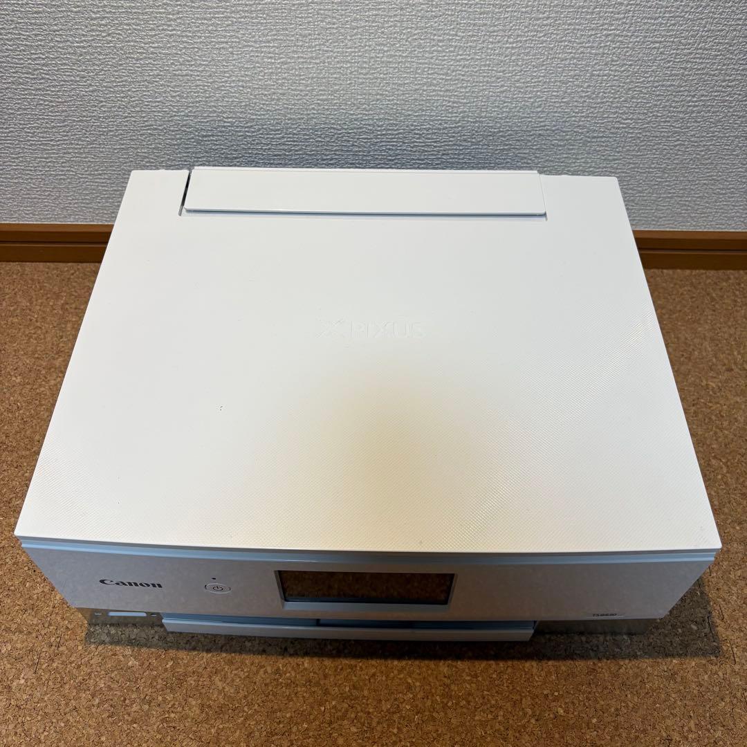 【美品】総枚数54枚！インク新品！Canon TS8430 WH プリンター