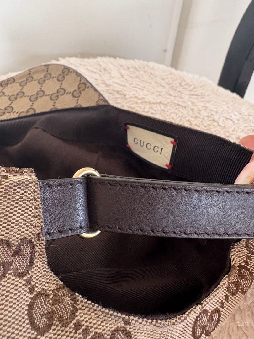 GUCCI GGパターン キャップ　ベージュ(セール期間中)