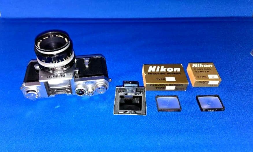 Nikon F 一眼レフ No71番と望遠レンズ
