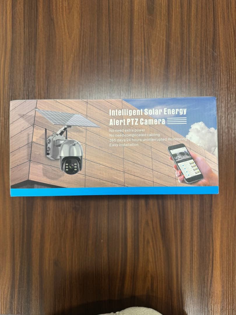 ソーラー式 防犯カメラ／PTZカメラ（ホワイト・4G対応）電源不要・配線不要