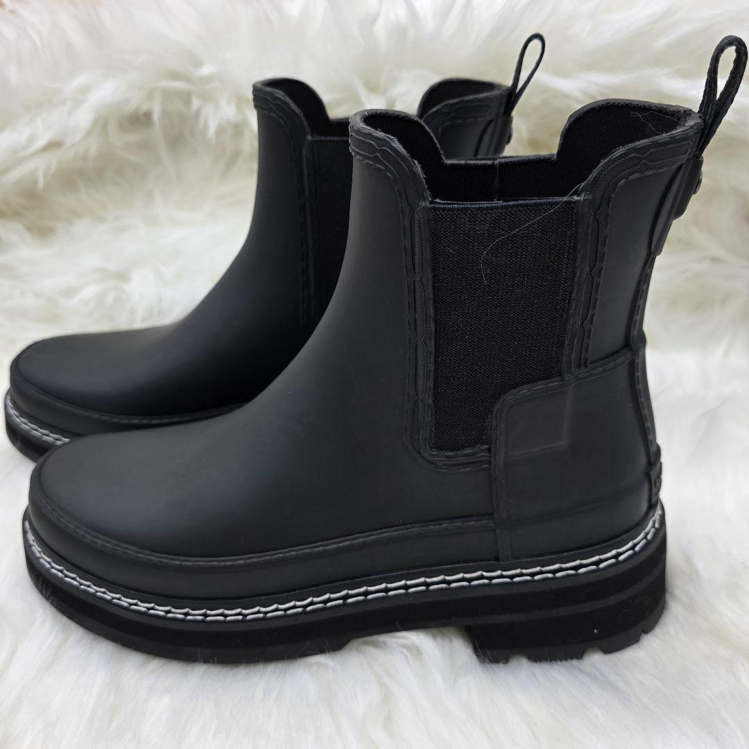 ✨未使用✨HUNTER ハンター サイド ゴア ショート レインブーツ 24cm